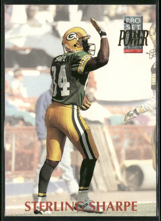Sterling Sharpe 1992 Pro Set Power #286 Green Bay Packers