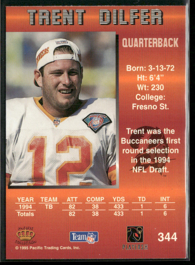 Trent Dilfer 1995 Pacific #344 Tampa Bay Buccaneers