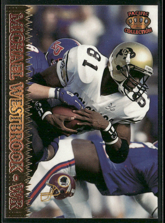 Michael Westbrook 1995 Pacific #417 RC Washington Redskins