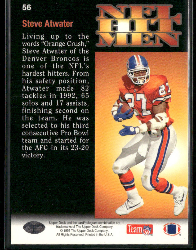 1993 Upper Deck #56 Steve Atwater