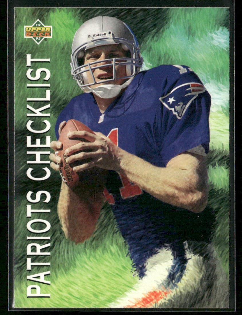 1993 Upper Deck #83 Patriots Checklist
