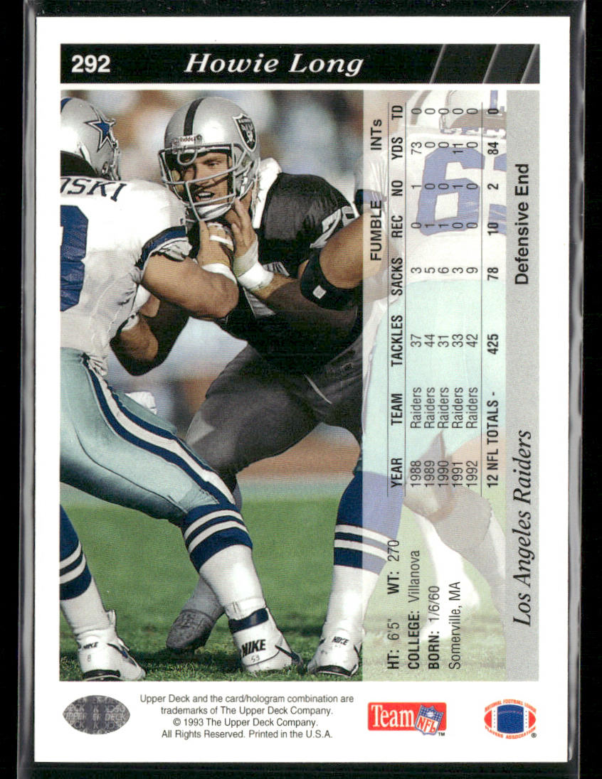 1993 Upper Deck #292 Howie Long