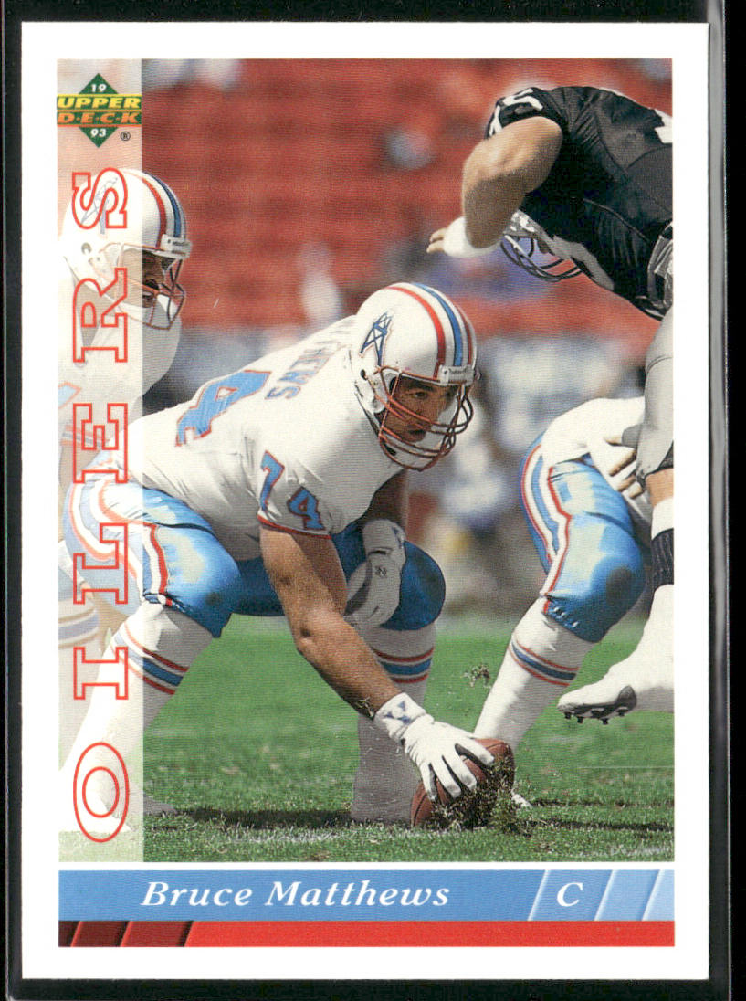 1993 Upper Deck #400 Bruce Matthews
