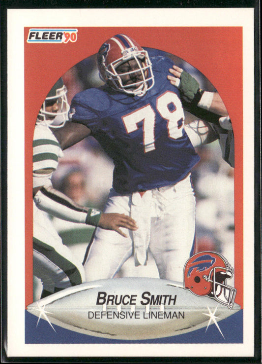 Bruce Smith 1990 Fleer #121 Buffalo Bills
