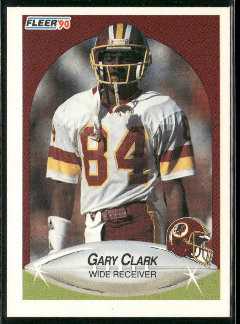 Gary Clark 1990 Fleer #154 Washington Redskins