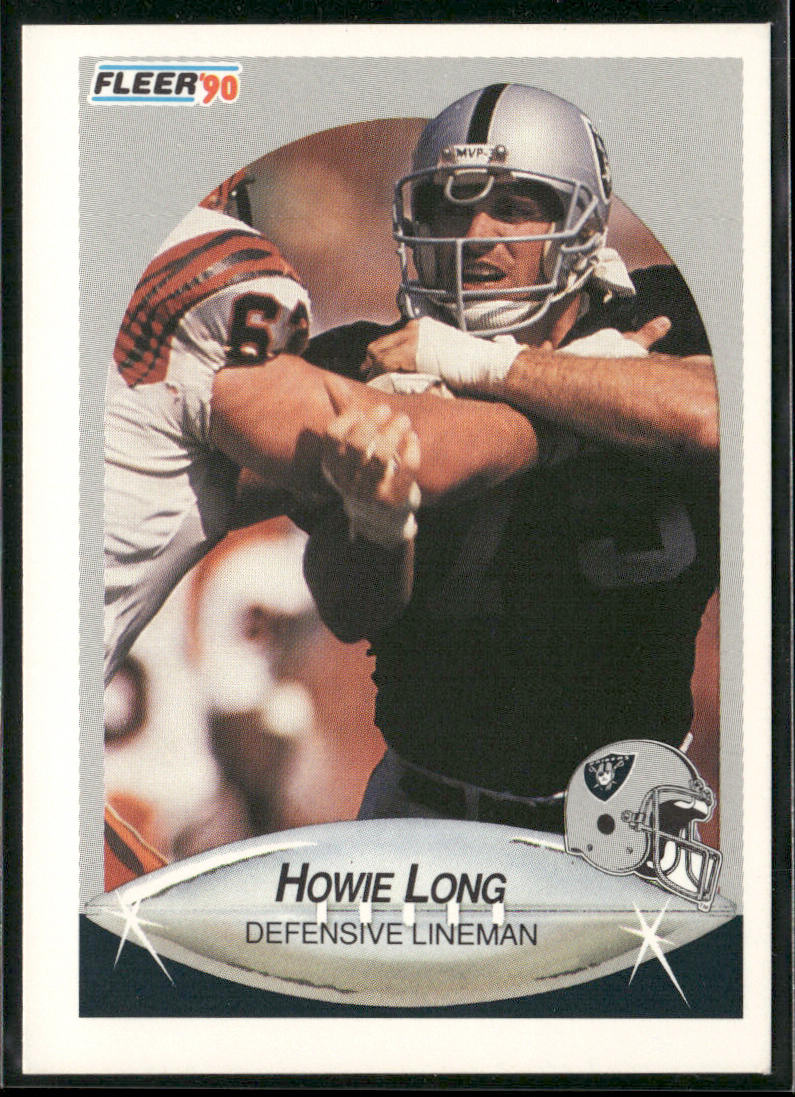 Howie Long 1990 Fleer #257 Los Angeles Raiders