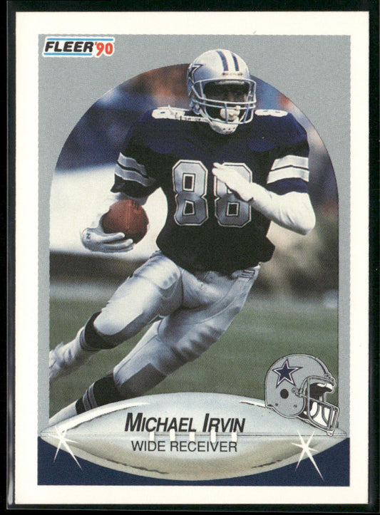 Michael Irvin 1990 Fleer #389 Dallas Cowboys
