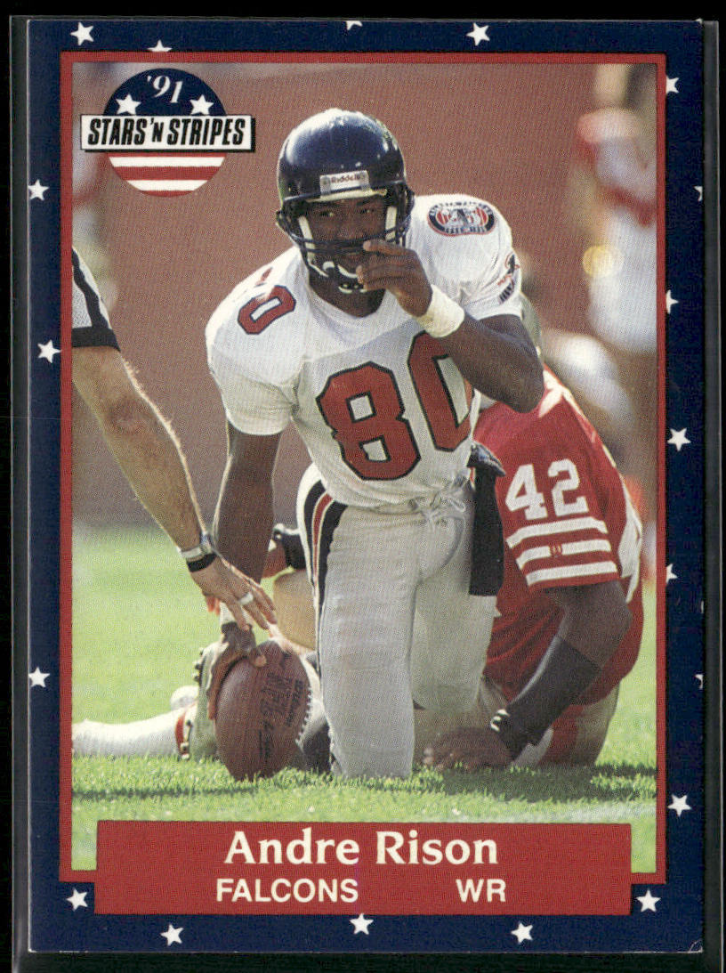 Andre Rison 1991 Fleer Stars 'n Stripes #63 Atlanta Falcons