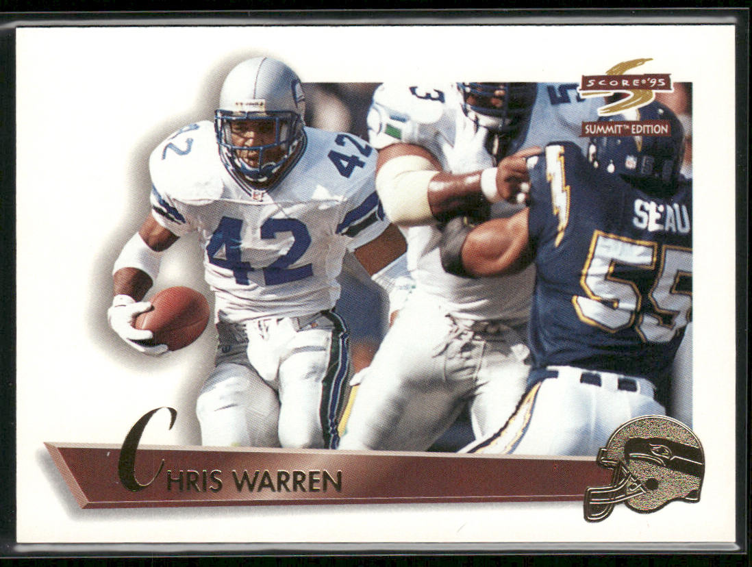 Chris Warren 1995 Summit #91 Seattle Seahawks