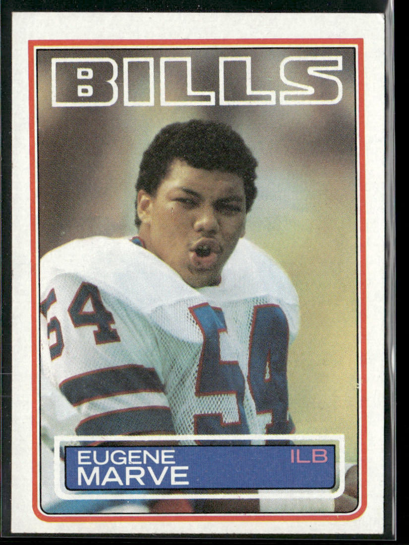 Eugene Marve 1983 Topps #227 RC Buffalo Bills