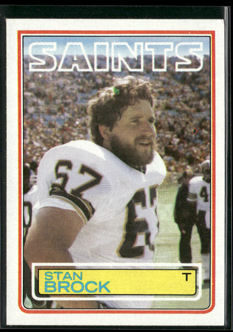 Stan Brock 1983 Topps #110 RC New Orleans Saints