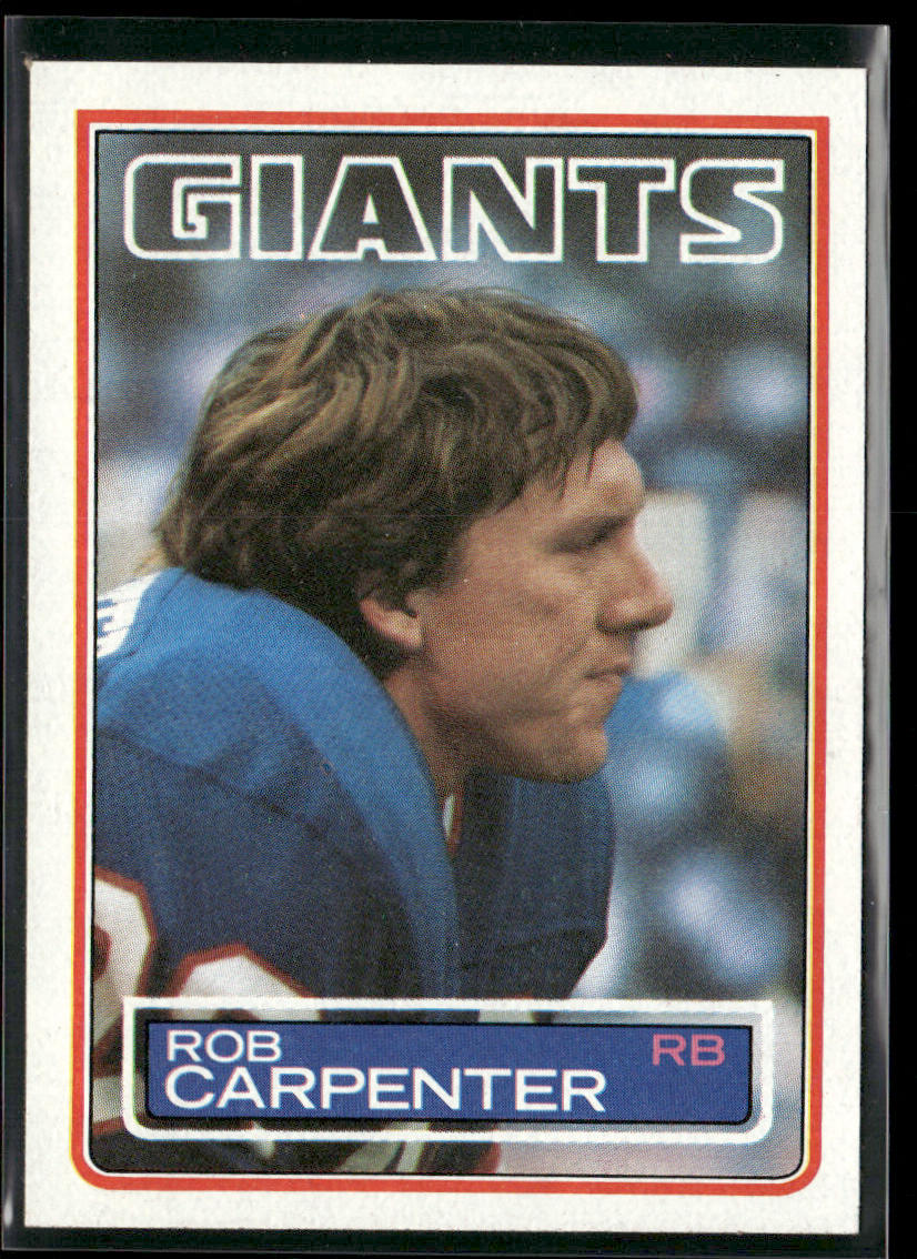 Rob Carpenter 1983 Topps #122 New York Giants