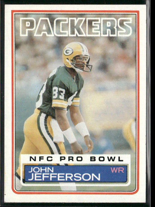 John Jefferson 1983 Topps #80 Green Bay Packers