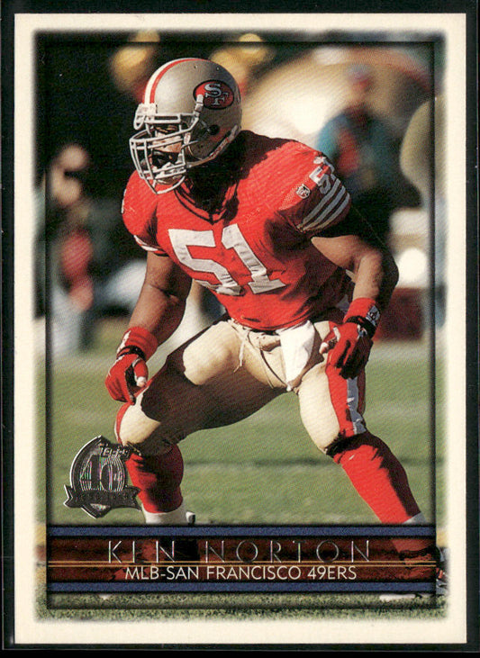 Ken Norton 1996 Topps #332 San Francisco 49ers