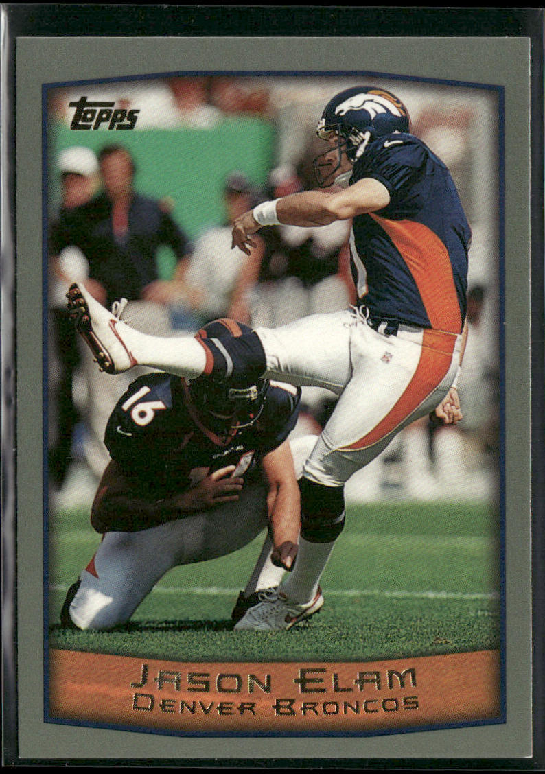 Jason Elam 1999 Topps #192 Denver Broncos