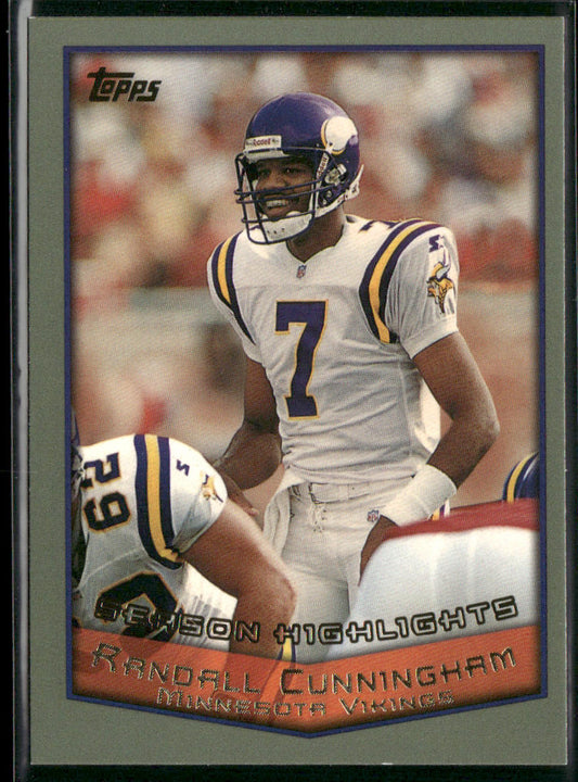 Randall Cunningham 1999 Topps #317 Minnesota Vikings