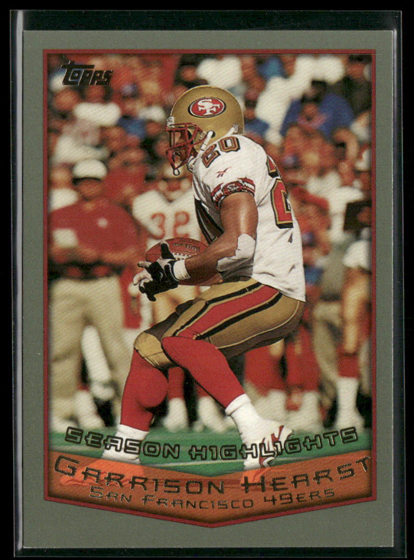 Garrison Hearst 1999 Topps #315 San Francisco 49ers