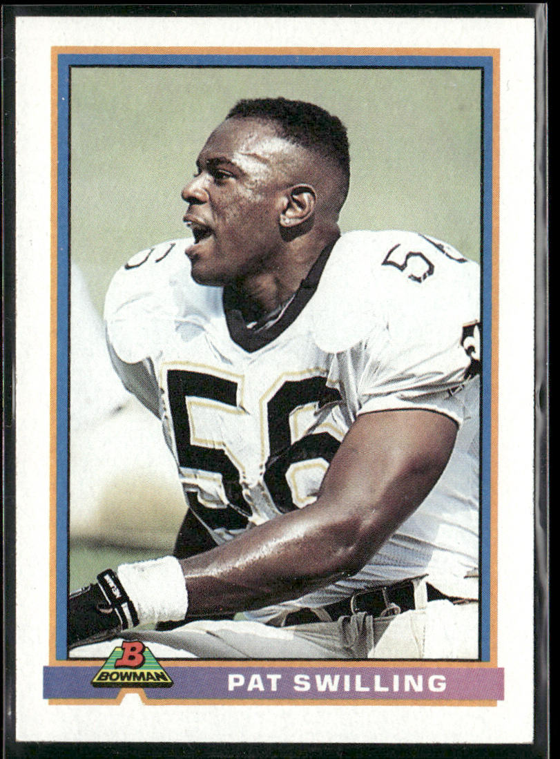 Pat Swilling 1991 Bowman #350 New Orleans Saints