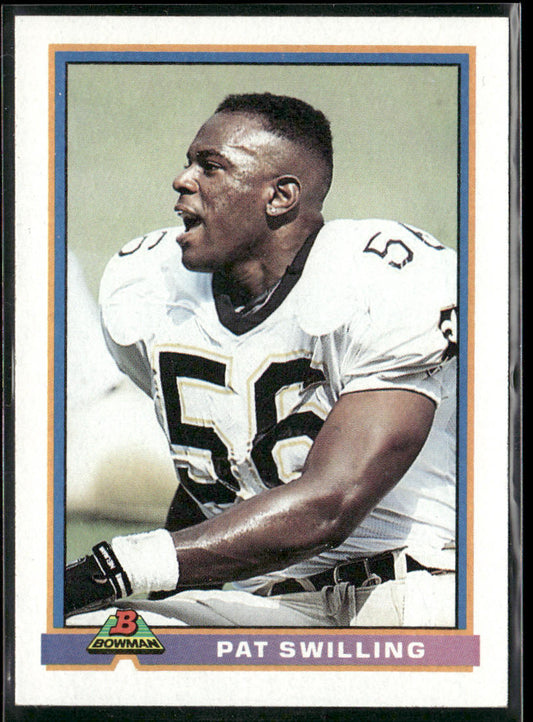 Pat Swilling 1991 Bowman #350 New Orleans Saints