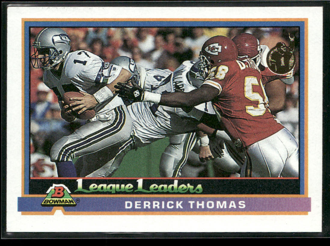 Derrick Thomas 1991 Bowman #275a Kansas City Chiefs