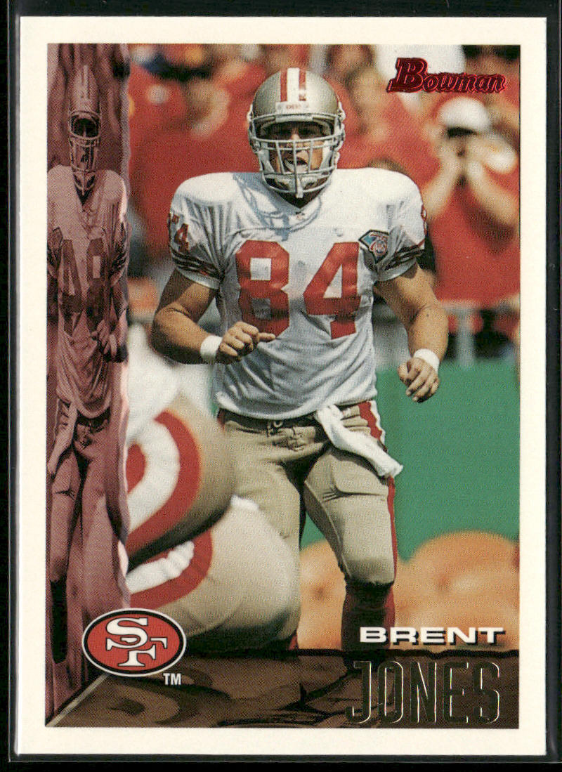 Brent Jones 1995 Bowman #86 San Francisco 49ers