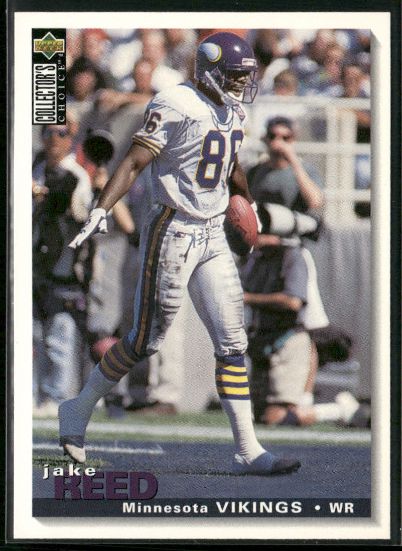 Jake Reed 1995 Collector's Choice #126 Minnesota Vikings