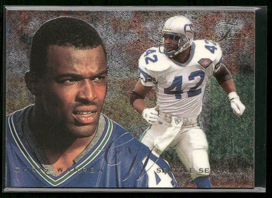 Chris Warren 1995 Fleer Flair Preview #28 Seattle Seahawks