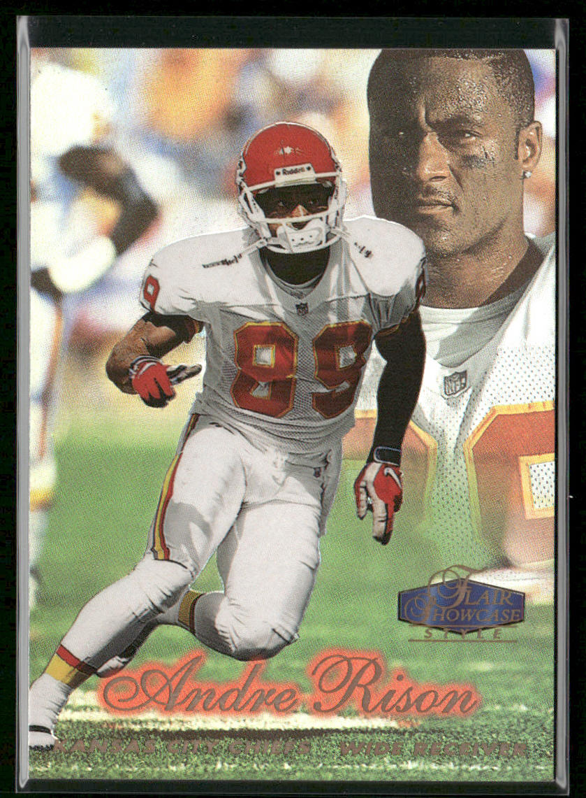 Andre Rison 1998 Flair Showcase #66 Kansas City Chiefs