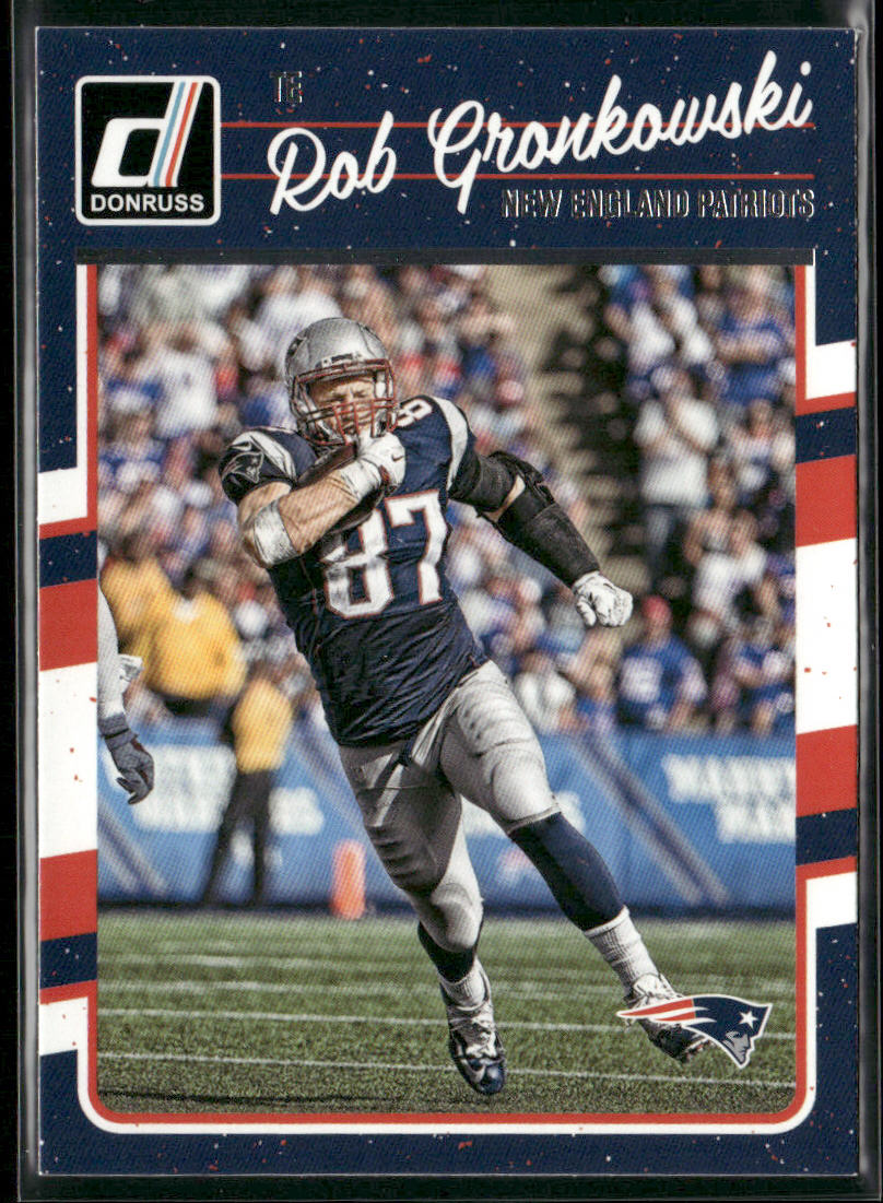 Rob Gronkowski 2016 Donruss #182 New England Patriots