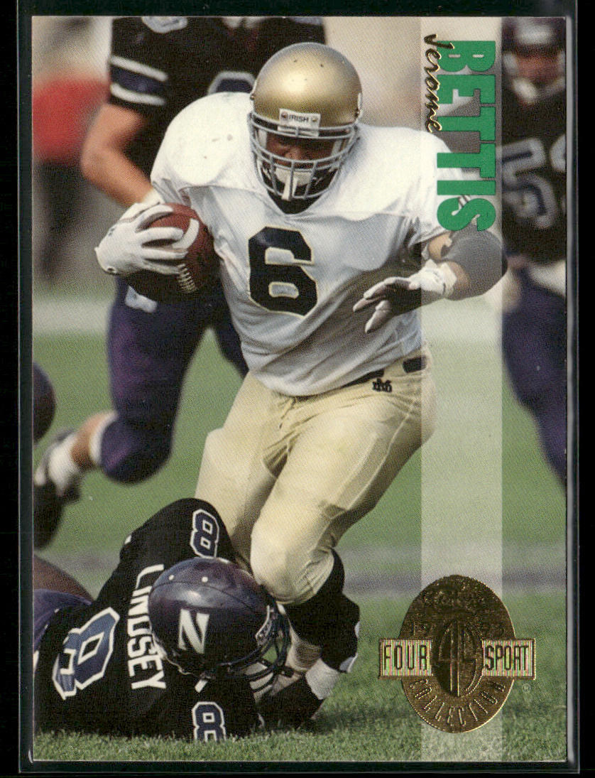 Jerome Bettis 1993 Classic Four Sport #100 Notre Dame Fighting Irish