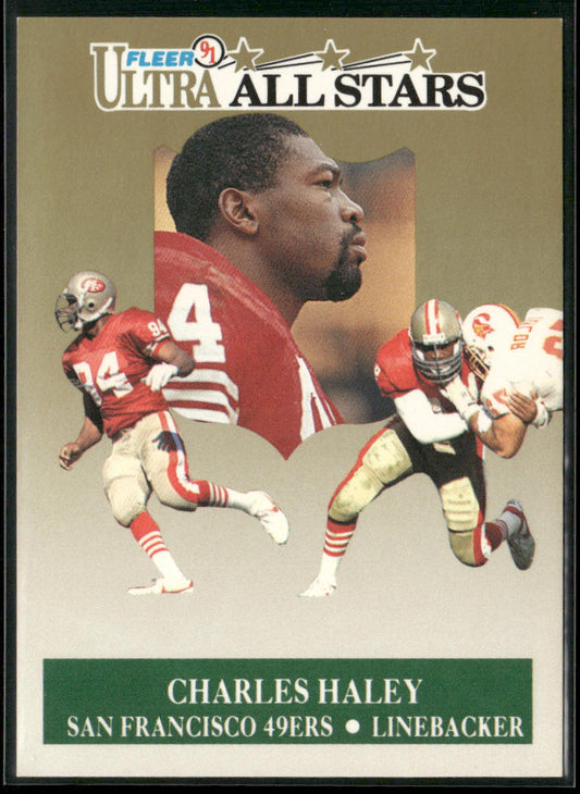 Charles Haley 1991 Ultra Ultra All Stars #6 San Francisco 49ers