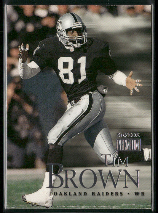 Tim Brown 1999 SkyBox Premium #112 Oakland Raiders