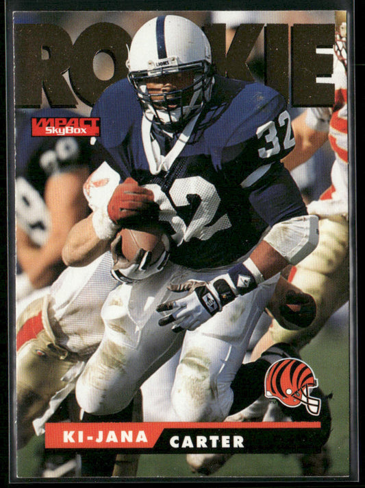 Ki-Jana Carter 1995 SkyBox Impact #169 RC Cincinnati Bengals