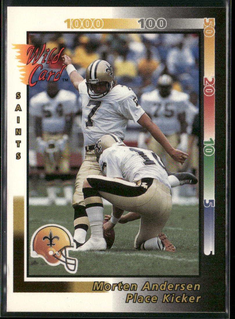 Morten Andersen 1992 Wild Card #207 New Orleans Saints
