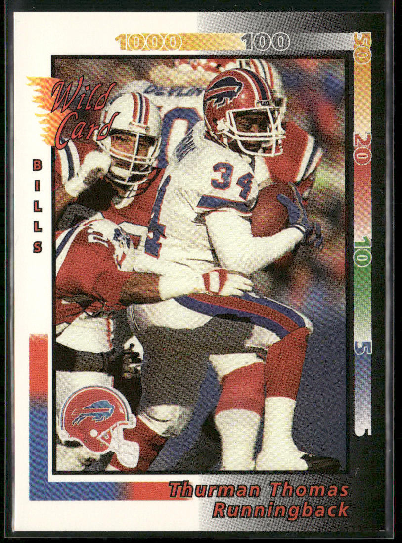 Thurman Thomas 1992 Wild Card #202 Buffalo Bills