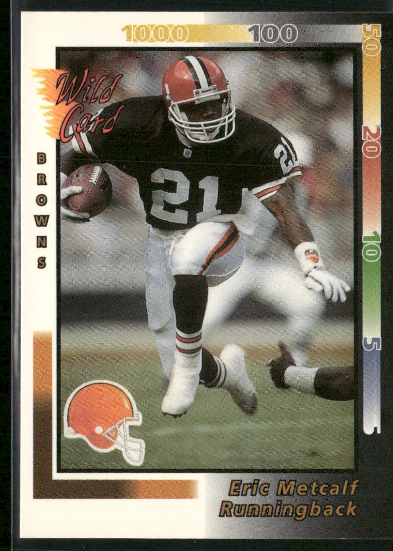 Eric Metcalf 1992 Wild Card #171 Cleveland Browns