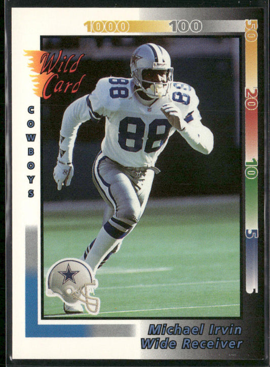 Michael Irvin 1992 Wild Card #162 Dallas Cowboys