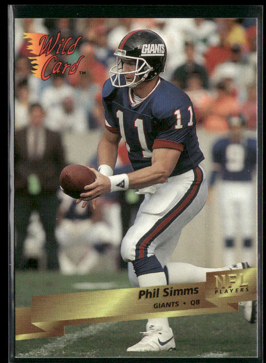 Phil Simms 1993 Wild Card #110 New York Giants