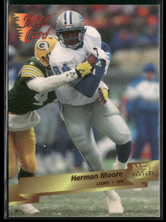 Herman Moore 1993 Wild Card #119 Detroit Lions