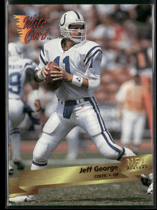 Jeff George 1993 Wild Card #80 Indianapolis Colts
