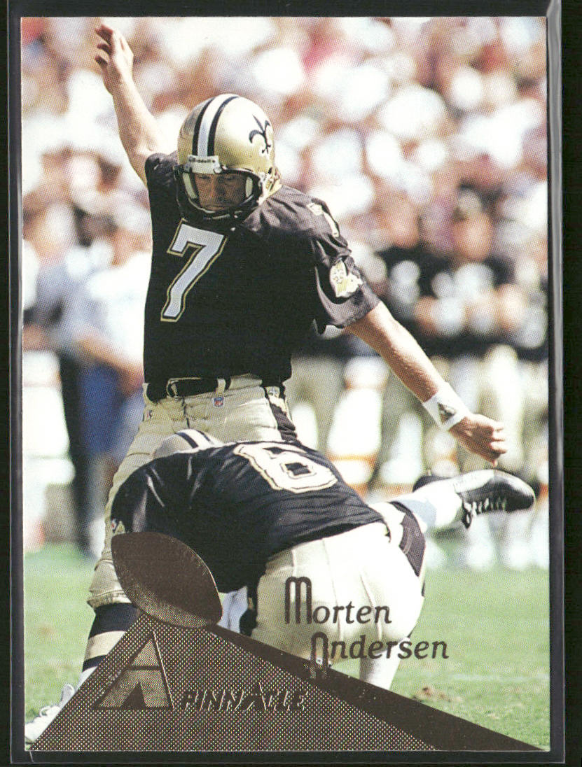 Morten Andersen 1994 Pinnacle #53 New Orleans Saints