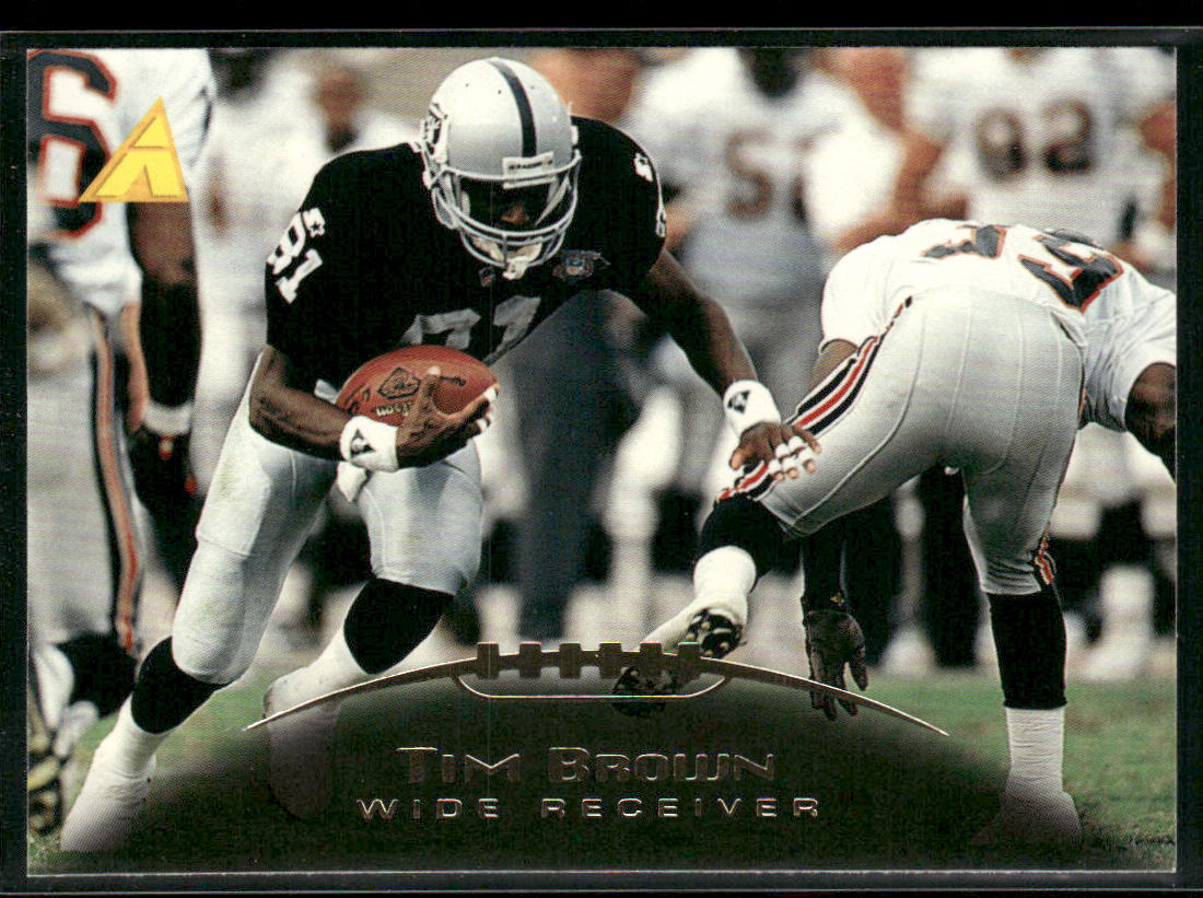 Tim Brown 1995 Pinnacle #24 Oakland Raiders