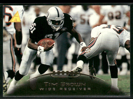 Tim Brown 1995 Pinnacle #24 Oakland Raiders