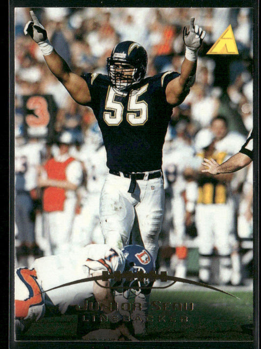 Junior Seau 1995 Pinnacle #66 San Diego Chargers