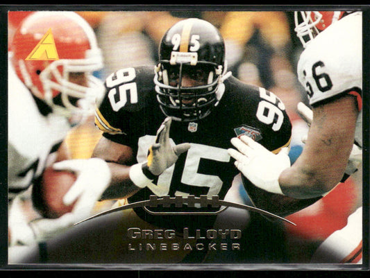 Greg Lloyd 1995 Pinnacle #10 Pittsburgh Steelers