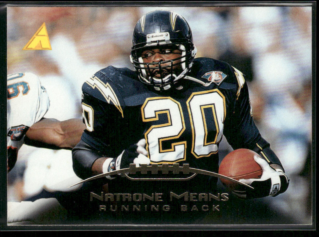 Natrone Means 1995 Pinnacle #33 San Diego Chargers