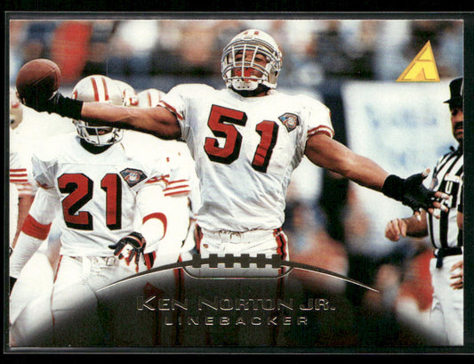 Ken Norton Jr. 1995 Pinnacle #18 San Francisco 49ers