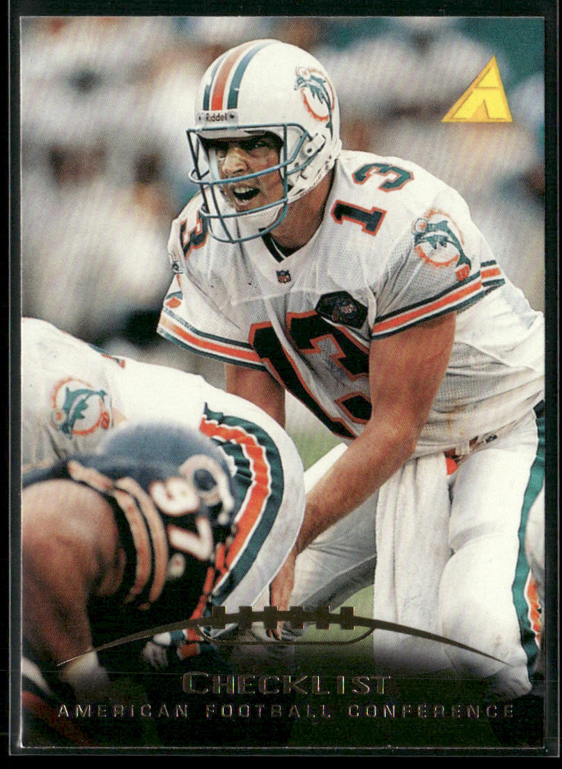 AFC Checklist 1995 Pinnacle #244