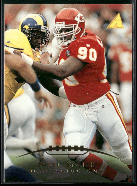 Neil Smith 1995 Pinnacle #68 Kansas City Chiefs