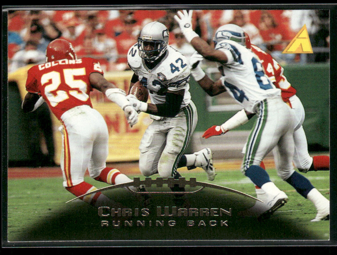 Chris Warren 1995 Pinnacle #7 Seattle Seahawks
